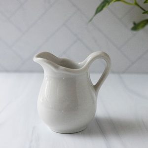 Caribe Puerto Rico white pitcher creamer vintage